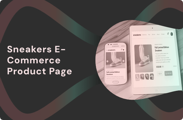 Sneakers E-commerce Product Page